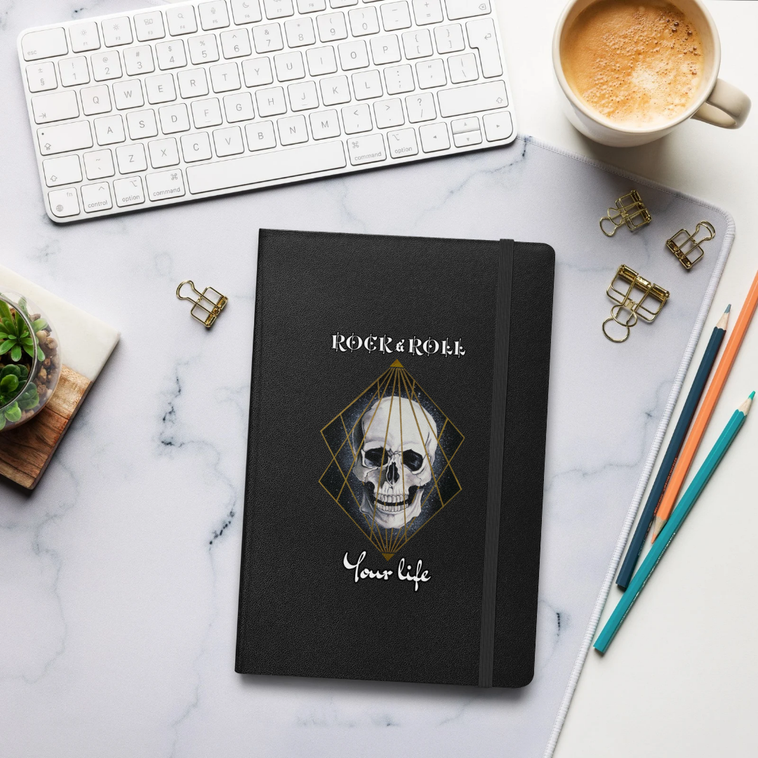 “Rock ‘n’ roll your life” - Hardcover bound notebook
