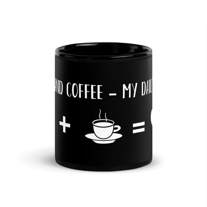 “Canvas and coffee - My daily grind.” - Glossy Mug
